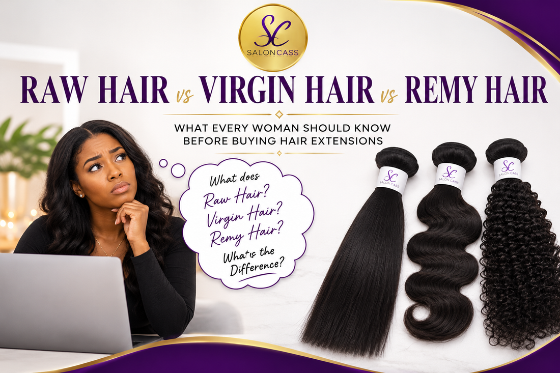 Raw Hair vs Virgin Hair vs Remy Hair: What Do These Terms Really Mean?